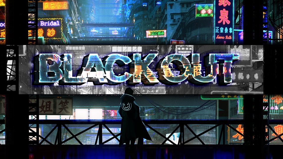 BLACKOUT — Discord server banner